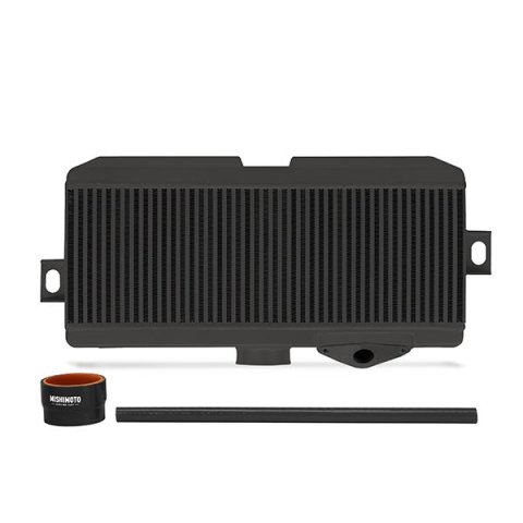Mishimoto Subaru 08-15 WRX STi Top-Mount Intercooler Kit - Powder Coated Black & Black Hoses thumbnail 1