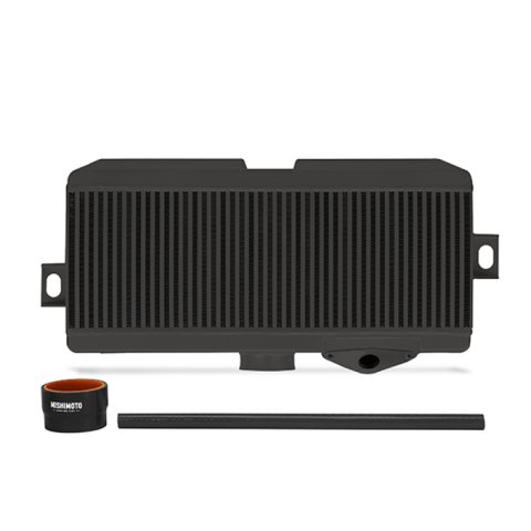 Mishimoto Subaru 08-15 WRX STi Top-Mount Intercooler Kit - Powder Coated Black & Black Hoses thumbnail 8
