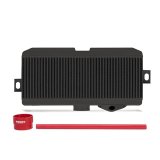 Mishimoto Subaru 08-15 WRX STi Top-Mount Intercooler Kit - Powder Coated Black & Red Hoses thumbnail 1
