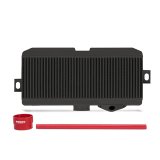Mishimoto Subaru 08-15 WRX STi Top-Mount Intercooler Kit - Powder Coated Black & Red Hoses thumbnail 6