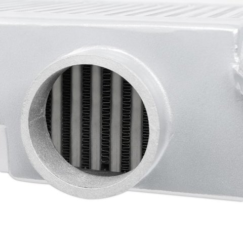 Mishimoto Subaru 08-15 WRX STi Top-Mount Intercooler Kit - Powder Coated Silver & Black Hoses thumbnail 1