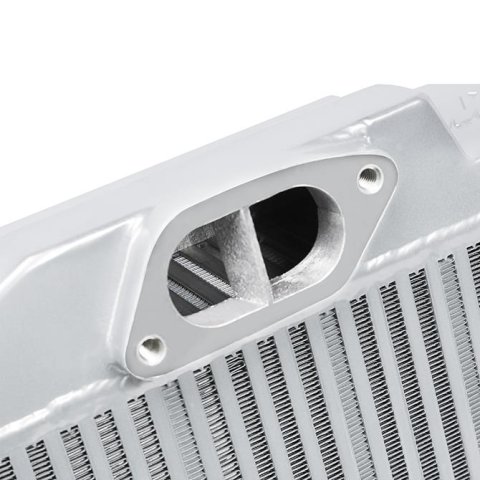 Mishimoto Subaru 08-15 WRX STi Top-Mount Intercooler Kit - Powder Coated Silver & Black Hoses thumbnail 2