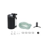 Mishimoto Large Aluminum Oil Catch Can - Wrinkle Black thumbnail 4