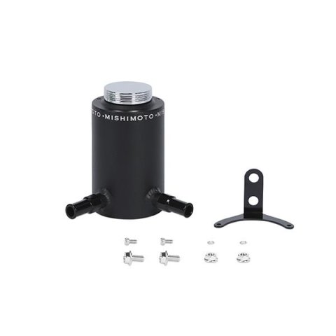 Mishimoto Aluminum Power Steering Reservoir Tank - Wrinkle Black thumbnail 1