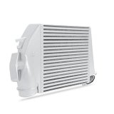 Mishimoto 08-14 Subaru WRX Top-Mount Intercooler Kit - Powder Coated Silver & Blue Hoses thumbnail 3