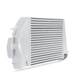 Mishimoto 08-14 Subaru WRX Top-Mount Intercooler Kit - Powder Coated Silver & Blue Hoses thumbnail 5