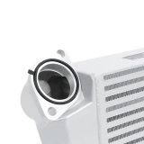 Mishimoto 08-14 Subaru WRX Top-Mount Intercooler Kit - Powder Coated Silver & Blue Hoses thumbnail 6