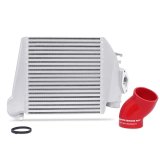 Mishimoto 08-14 Subaru WRX Top-Mount Intercooler Kit - Powder Coated Silver & Red Hoses thumbnail 3