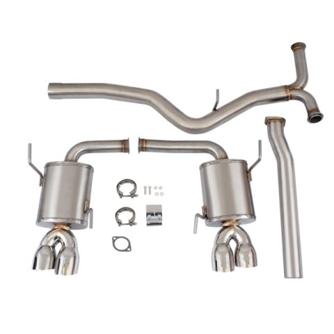 Mishimoto 2015 Subaru WRX 3in Stainless Steel Cat-Back Exhaust thumbnail 4