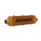 Mishimoto Universal Gold Z Line Intercooler Overall Size: 28x8x3 Core Size: 21x6x2.5 Inlet / Outlet thumbnail 2
