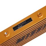 Mishimoto Universal Gold Z Line Intercooler Overall Size: 28x8x3 Core Size: 21x6x2.5 Inlet / Outlet thumbnail 4