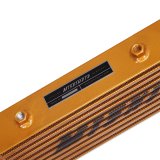 Mishimoto Universal Gold Z Line Intercooler Overall Size: 28x8x3 Core Size: 21x6x2.5 Inlet / Outlet thumbnail 5