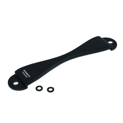 Mishimoto Subaru CNC Battery Tie-Down - Black thumbnail 1
