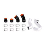 Mishimoto 2015 Ford Mustang EcoBoost Performance Intercooler Kit - Black Core Polished Pipes thumbnail 6