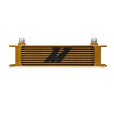 Mishimoto Universal 10 Row Oil Cooler - Gold thumbnail 2