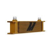 Mishimoto Universal 10 Row Oil Cooler - Gold thumbnail 6
