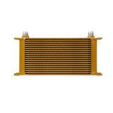 Mishimoto Universal 19 Row Oil Cooler - Gold thumbnail 7