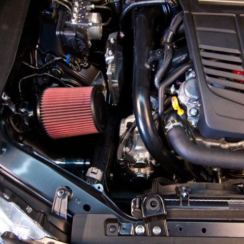 Mishimoto 15 Subaru WRX Performance Air Intake Kit w/ Box - Wrinkle Red thumbnail 2