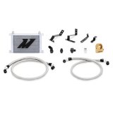 Mishimoto 2016+ Chevy Camaro Oil Cooler Kit w/ Thermostat - Silver thumbnail 5