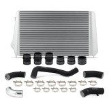 Mishimoto 17-19 GM L5P Duramax Intercooler Kit - Silver w/ WBK Pipes thumbnail 2