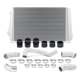 Mishimoto 17-19 GM L5P Duramax Intercooler Kit - Silver w/ Polished Pipes thumbnail 1