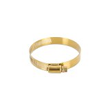 Mishimoto High-Torque Worm Gear Clamp 2.83in.-3.74in. (72mm-95mm) - Pack of 2 - Gold thumbnail 1