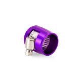 Mishimoto Aluminum -12AN Hex Finishers - Purple thumbnail 2