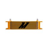 Mishimoto Universal -8AN 10 Row Oil Cooler - Gold thumbnail 2