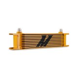 Mishimoto Universal -8AN 10 Row Oil Cooler - Gold thumbnail 4