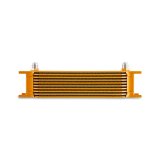 Mishimoto Universal -8AN 10 Row Oil Cooler - Gold thumbnail 5