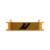Mishimoto Universal -8AN 10 Row Oil Cooler - Gold thumbnail 9
