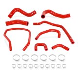 Mishimoto 04-10 Infiniti QX56 / 04-14 Titan Silicone Coolant Hose Kit - Red thumbnail 1