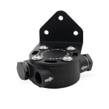 Mishimoto 3/4 - 16 Thread Remote Oil Filter Mount - Black thumbnail 9