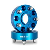 Mishimoto Wheel Spacers - 5x127 - 71.6 - 30mm - M14 - Blue thumbnail 2