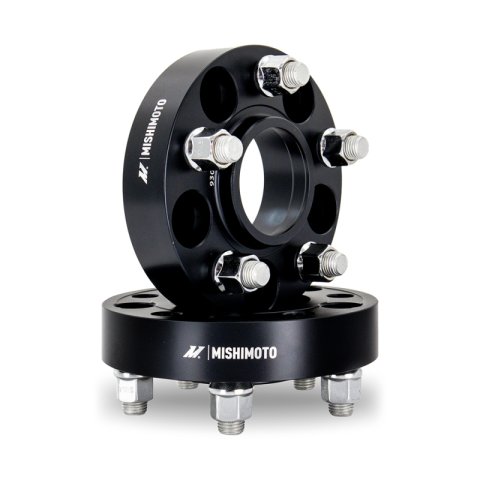 Mishimoto Wheel Spacers - 5X114.3 / 70.5 / 45 / M14 - Black thumbnail 4