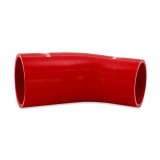 Mishimoto Silicone Reducer Coupler 45 Degree 2.25in to 2.5in - Red thumbnail 3