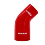 Mishimoto Silicone Reducer Coupler 45 Degree 2.5in to 3in - Red thumbnail 1