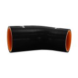 Mishimoto Silicone Reducer Coupler 45 Degree 3in to 3.25in - Black thumbnail 4