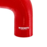 Mishimoto Silicone Reducer Coupler 90 Degree 2in to 2.5in - Red thumbnail 2