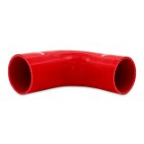 Mishimoto Silicone Reducer Coupler 90 Degree 2in to 2.5in - Red thumbnail 3