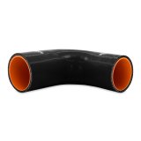 Mishimoto Silicone Reducer Coupler 90 Degree 2.5in to 2.75in - Black thumbnail 4