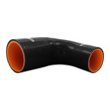 Mishimoto Silicone Reducer Coupler 90 Degree 3in to 3.5in - Black thumbnail 6
