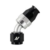 Mishimoto Aluminum PTFE -8AN 45 Degree Fitting Black thumbnail 1