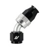 Mishimoto Aluminum PTFE -8AN 45 Degree Fitting Black thumbnail 5