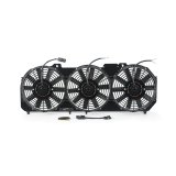 Mishimoto 89-01 Jeep Cherokee XJ 4.0L Performance Aluminum Fan Shroud w/ Controller - Black thumbnail 1