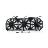 Mishimoto 89-01 Jeep Cherokee XJ 4.0L Performance Aluminum Fan Shroud w/ Controller - Black thumbnail 2
