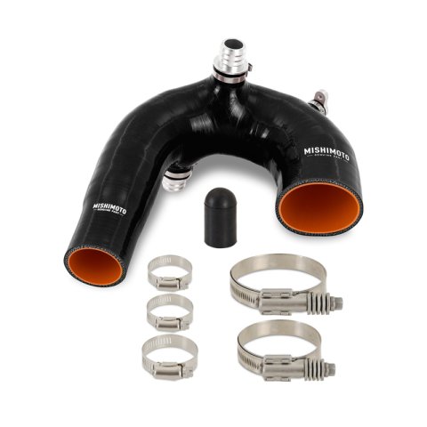 Mishimoto 2016+ Polaris RZR XP Turbo Silicone Intake J-Tube - Black thumbnail 1