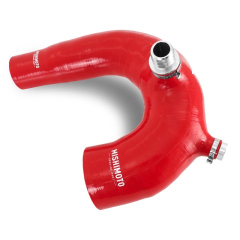 Mishimoto 2016+ Polaris RZR XP Turbo Silicone Intake J-Tube - Red thumbnail 2