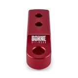 Borne Off-Road CNC Hitch Receiver Shackle 2in Red thumbnail 9