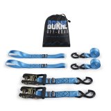 Borne Off-Road Heavy-Duty Ratchet Tie-Down Kit (2-Pack) - Blue thumbnail 1